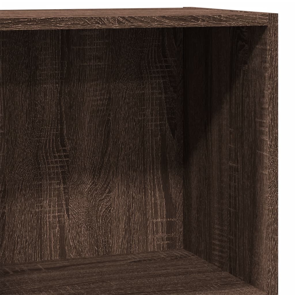 Estante 40x24x76 cm derivados de madeira carvalho castanho - Image 6