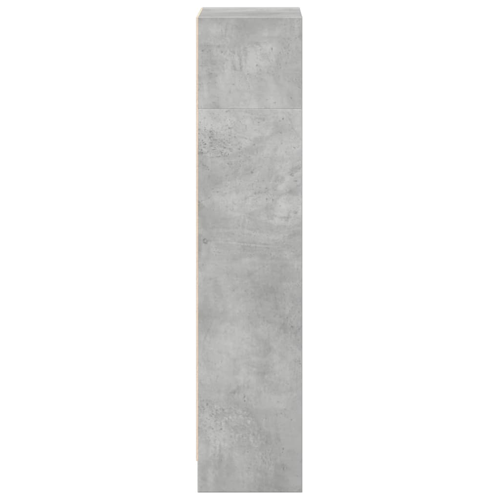 Estante 40x24x109 cm derivados de madeira cinzento cimento - Image 4