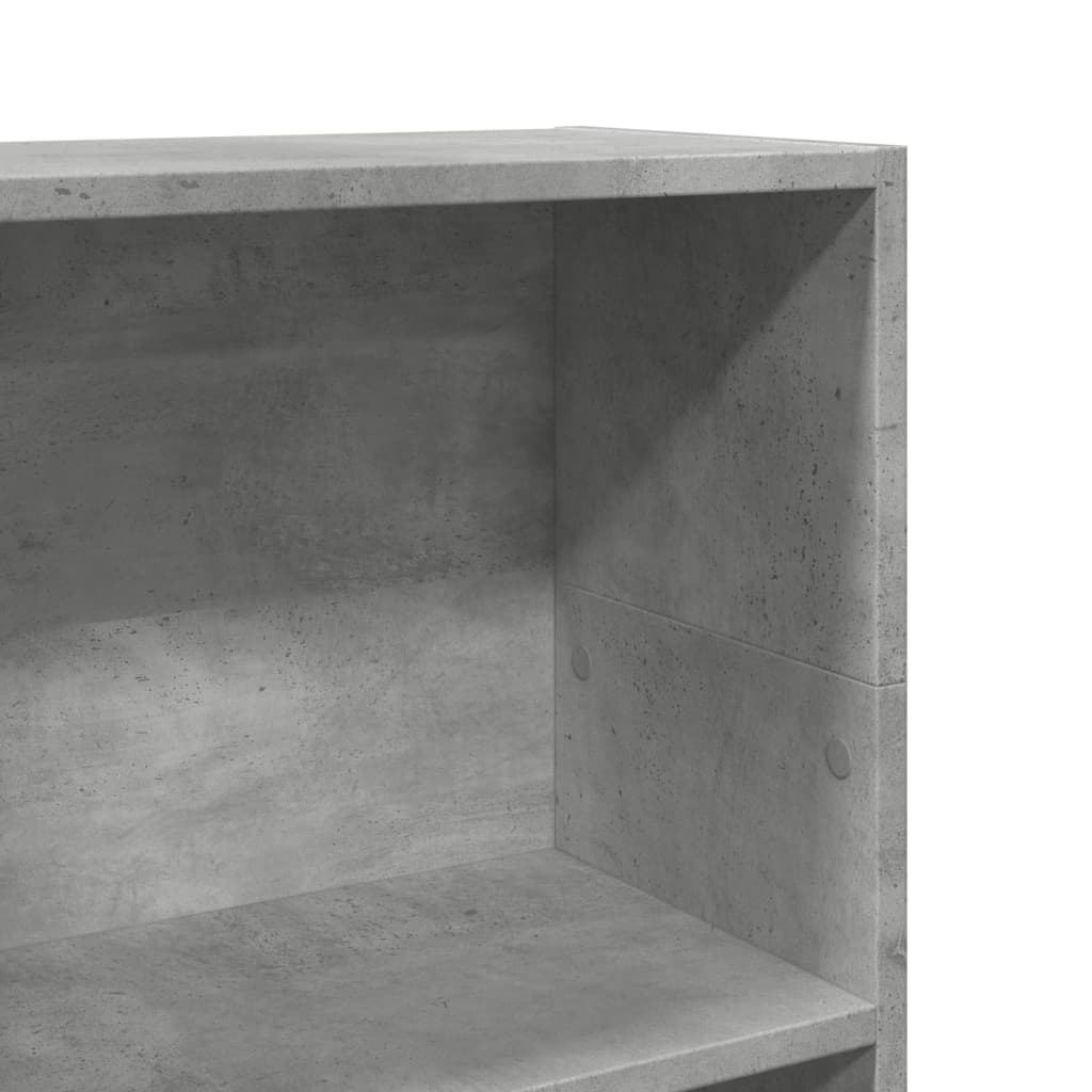 Estante 40x24x109 cm derivados de madeira cinzento cimento - Image 6
