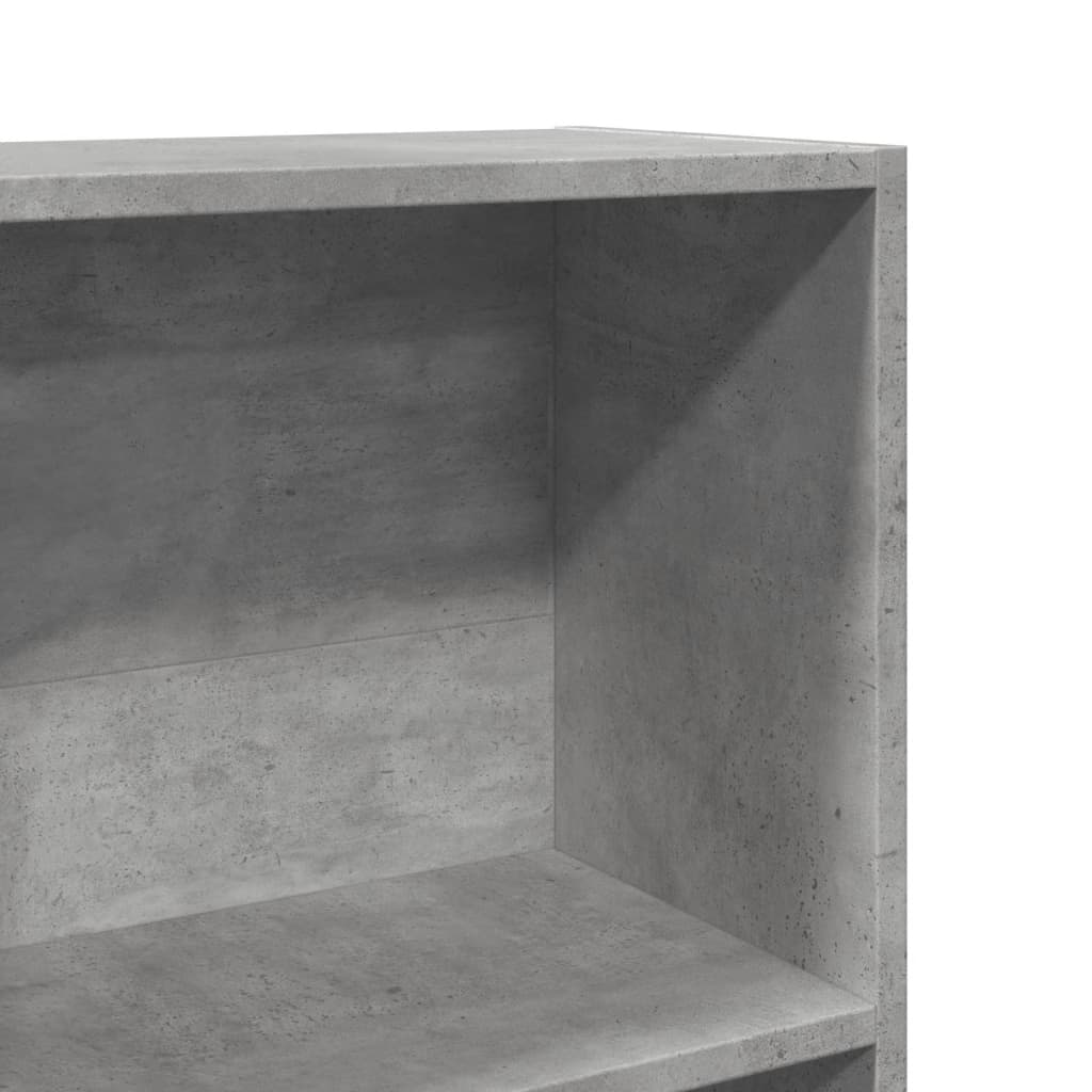 Estante 40x24x143 cm derivados de madeira cinzento cimento - Image 6