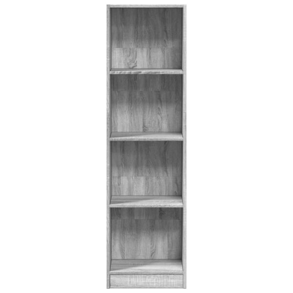 Estante 40x24x143 cm derivados de madeira cinzento sonoma - Image 3