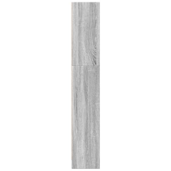 Estante 40x24x143 cm derivados de madeira cinzento sonoma - Image 4