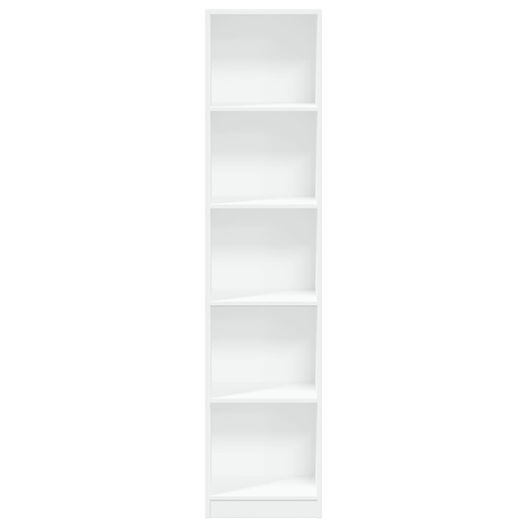 Estante 40x24x176 cm derivados de madeira branco - Image 3