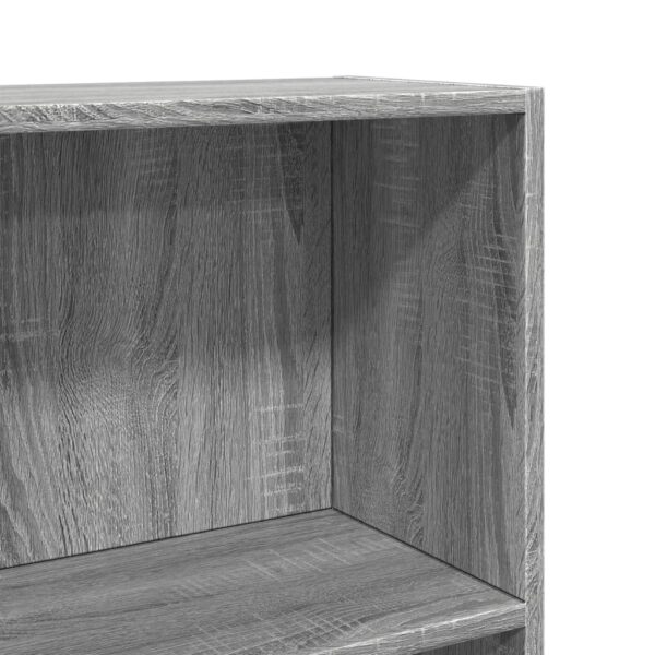 Estante 60x24x109 cm derivados de madeira cinzento sonoma - Image 6