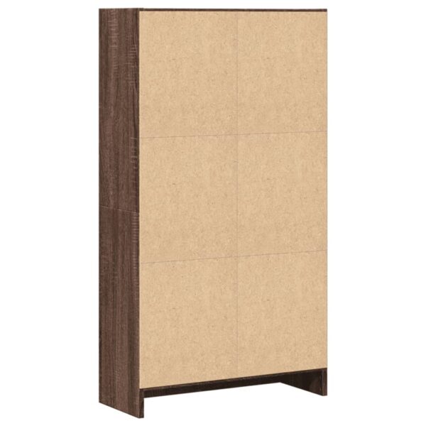 Estante 60x24x109 cm derivados de madeira carvalho castanho - Image 5