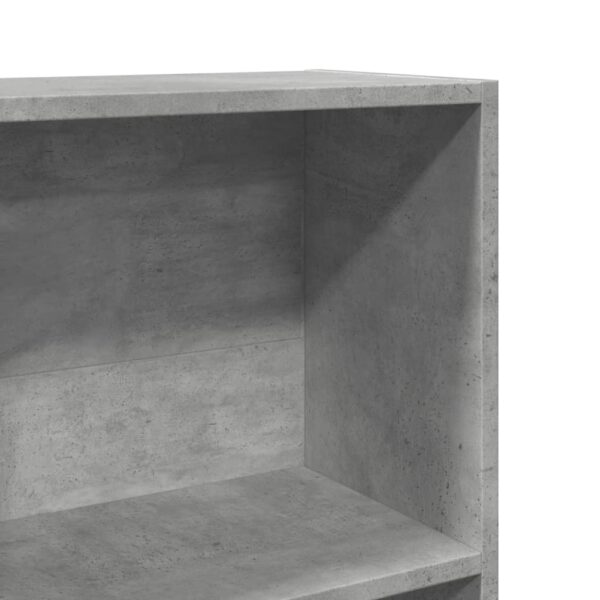 Estante 60x24x143 cm derivados de madeira cinzento cimento - Image 6