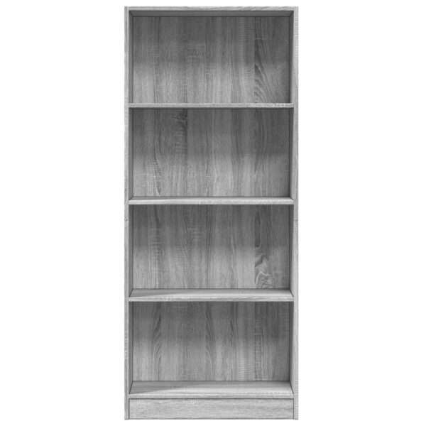 Estante 60x24x143 cm derivados de madeira cinzento sonoma - Image 3