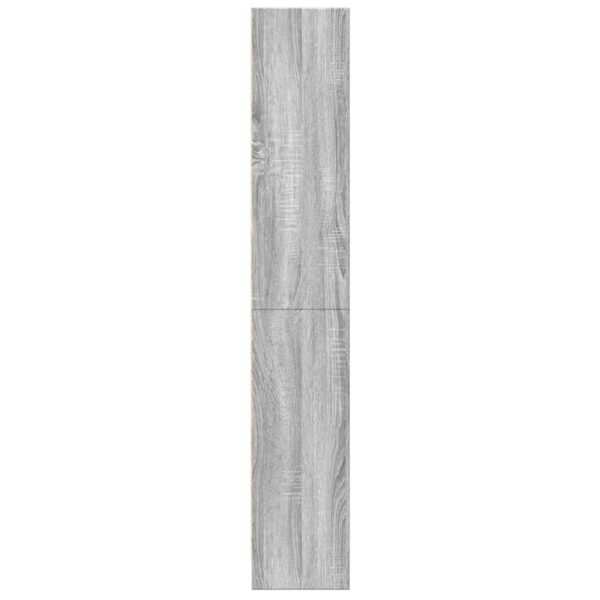 Estante 60x24x143 cm derivados de madeira cinzento sonoma - Image 4