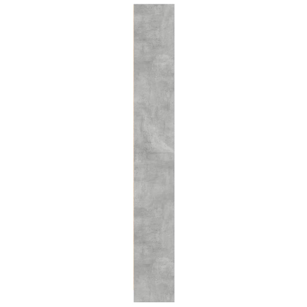 Estante 60x24x176 cm derivados de madeira cinzento cimento - Image 4
