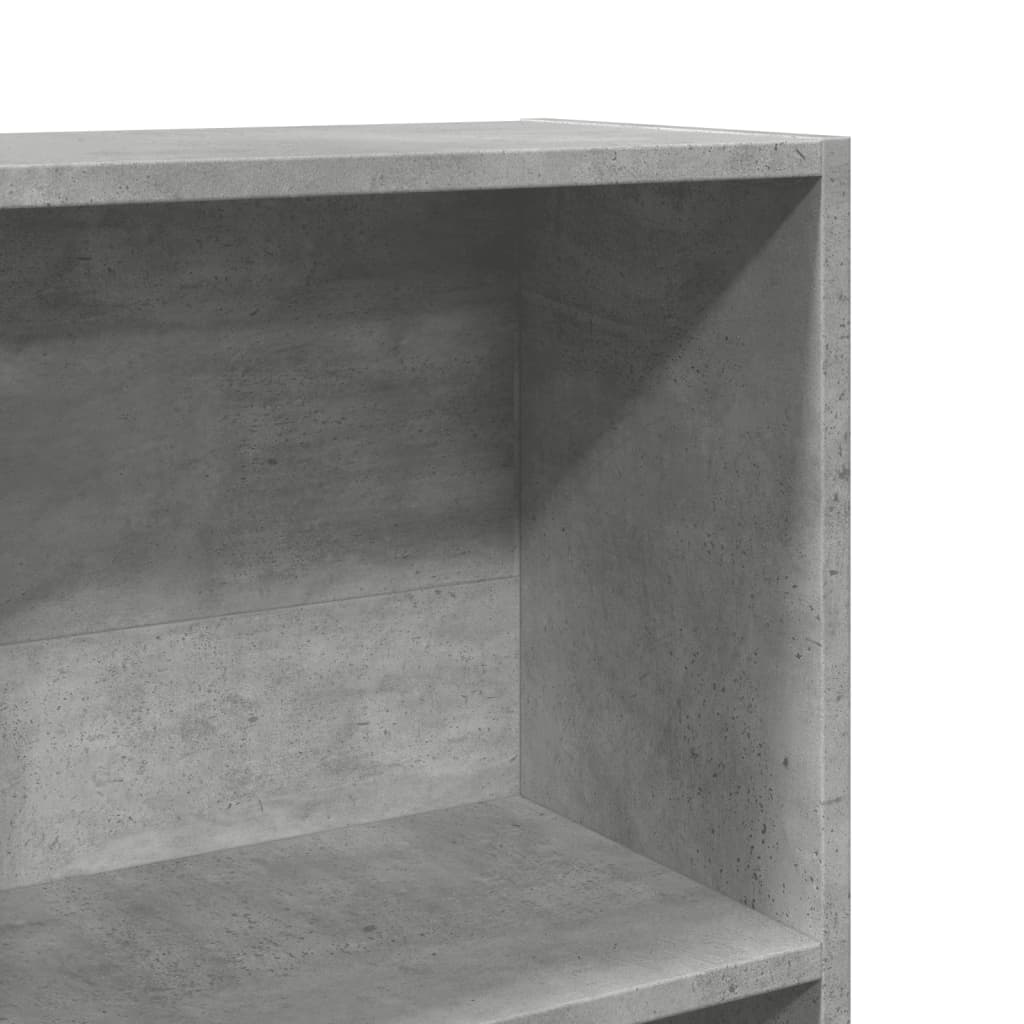 Estante 60x24x176 cm derivados de madeira cinzento cimento - Image 6