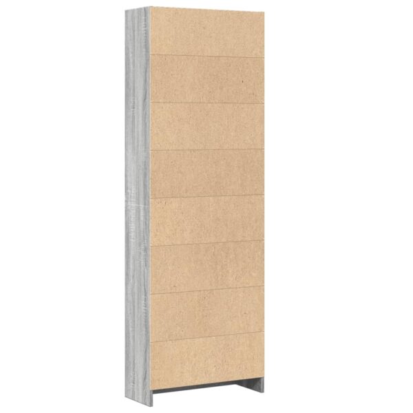 Estante 60x24x176 cm derivados de madeira cinzento sonoma - Image 5