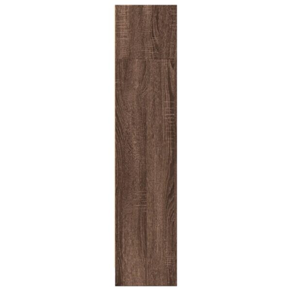 Estante 80x24x109 cm derivados de madeira carvalho castanho - Image 4