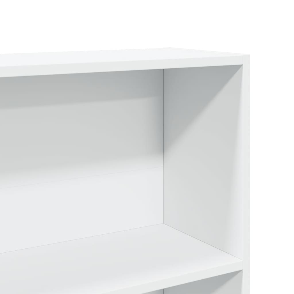 Estante 80x24x143 cm derivados de madeira branco - Image 6