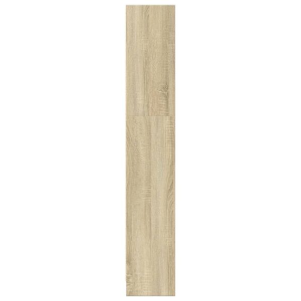 Estante 80x24x143 cm derivados de madeira carvalho sonoma - Image 4