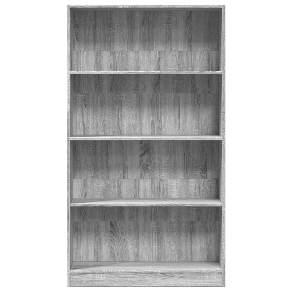 Estante 80x24x143 cm derivados de madeira cinzento sonoma - Image 3