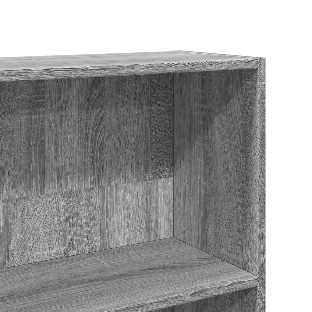 Estante 80x24x143 cm derivados de madeira cinzento sonoma - Image 6