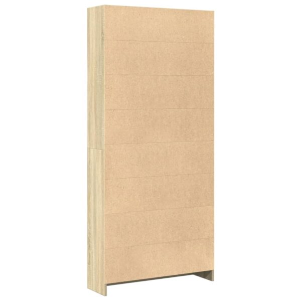Estante 80x24x176 cm derivados de madeira carvalho sonoma - Image 5
