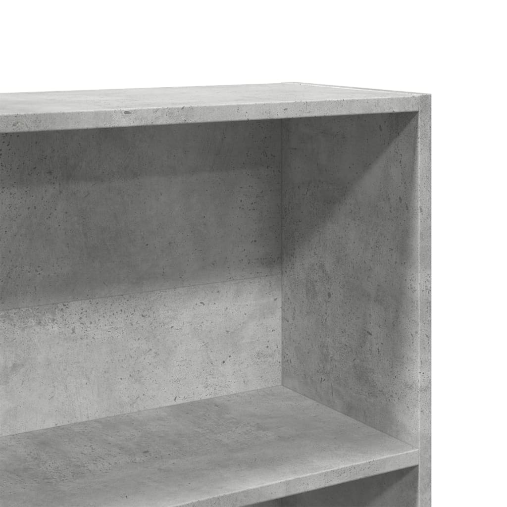 Estante 80x24x176 cm derivados de madeira cinzento cimento - Image 6