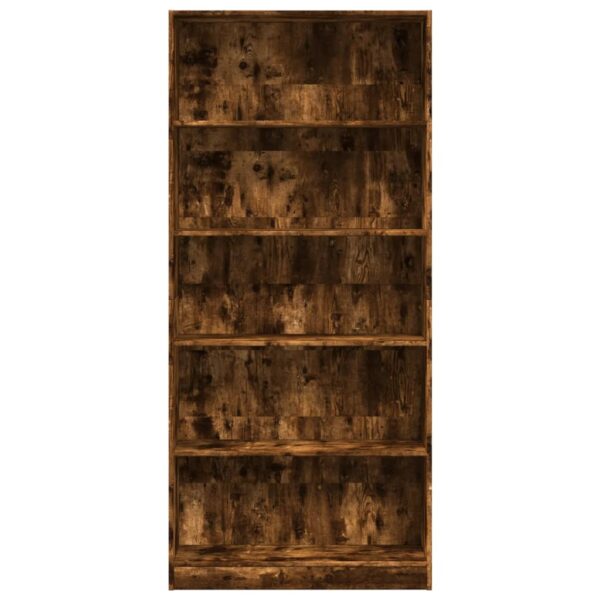 Estante 80x24x176 cm derivados de madeira carvalho fumado - Image 3