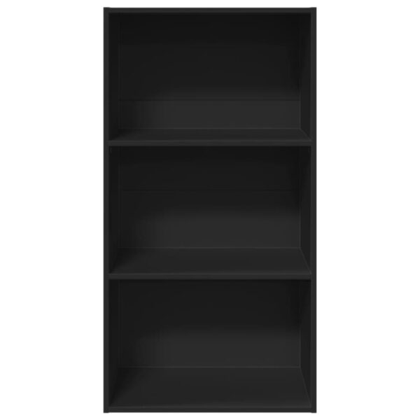 Estante 60x30x114 cm derivados de madeira preto - Image 3