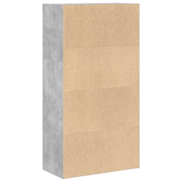 Estante 60x30x114 cm derivados de madeira cinzento cimento - Image 5