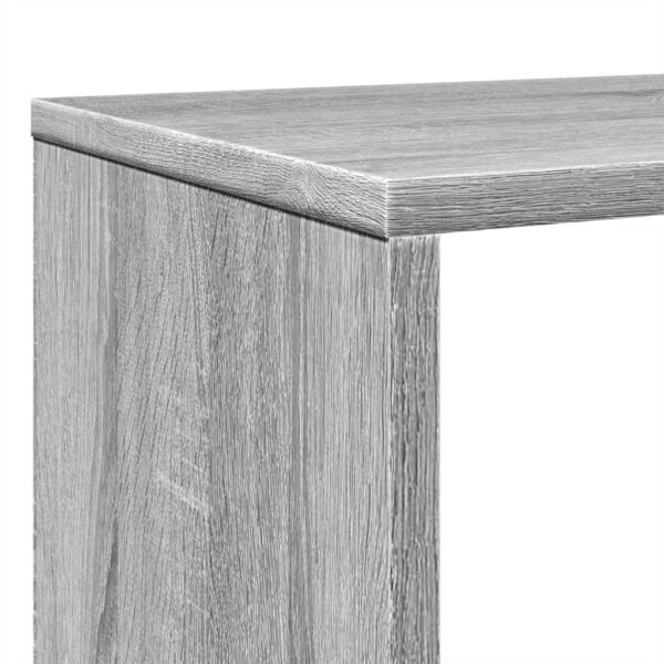 Estante 102x29x143 cm derivados de madeira cinzento sonoma - Image 8
