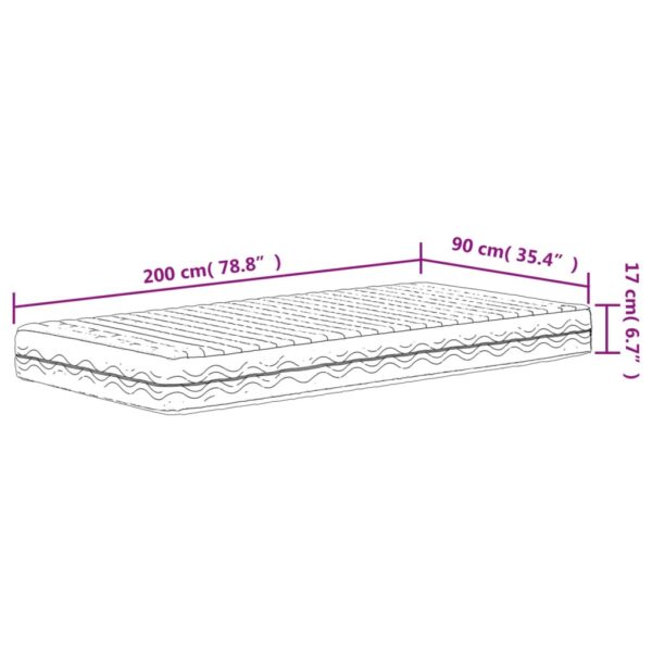 Sofá-cama com colchão 90x200 cm madeira de pinho maciça - Image 11
