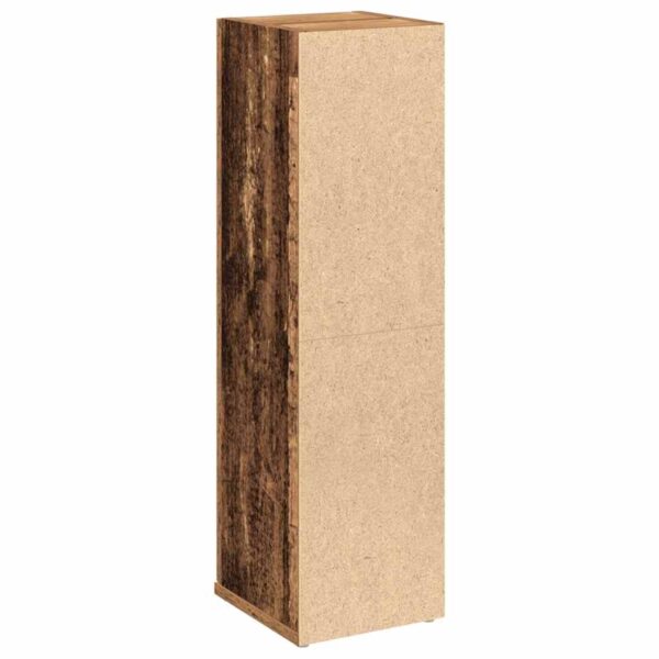 Móvel p/ casa banho c/ suporte rolos 20,5x22x72cm madeira velha - Image 6