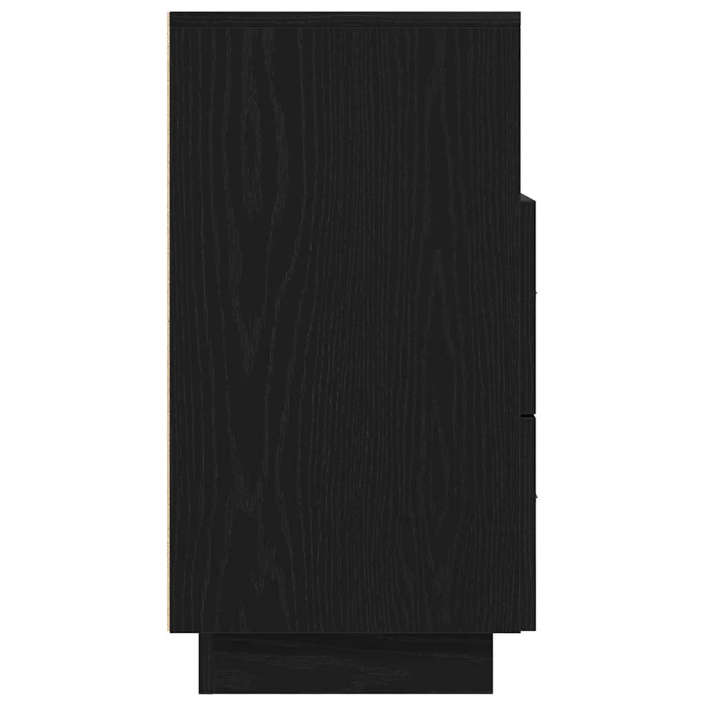 Mesas de cabeceira 2 pcs com 2 gavetas 36x36x68 cm preto - Image 6