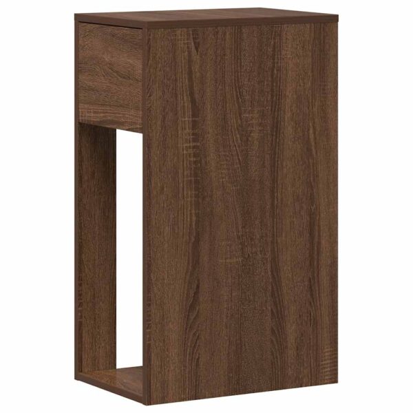 Suporte torre computador c/ gaveta 30x44x74cm carvalho castanho - Image 6