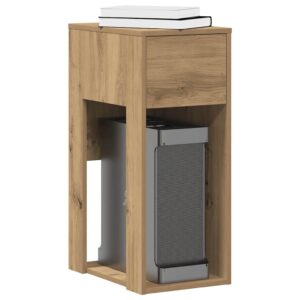 Suporte torre de computador com gaveta 30x44x74 cm artisiano