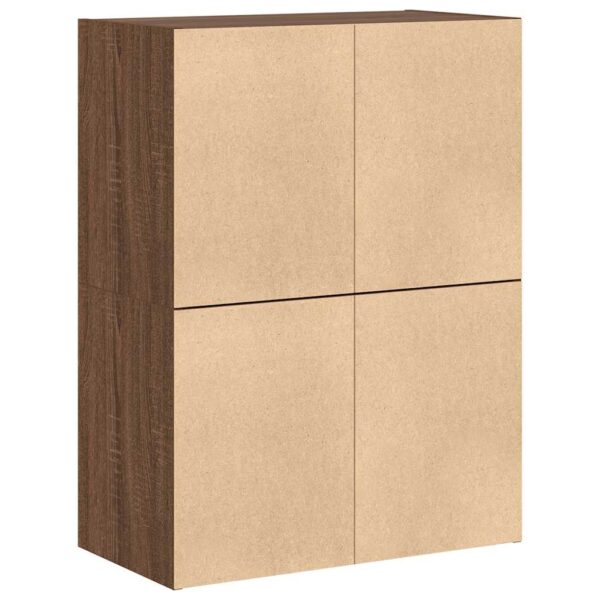 Armários c/ 2 gavetas 2 pcs 60x31x40cm derivados madeira - Image 6
