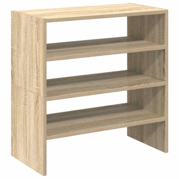 Sapateiras 2 pcs empilháveis 60x30x30,5 cm carvalho sonoma - Image 5