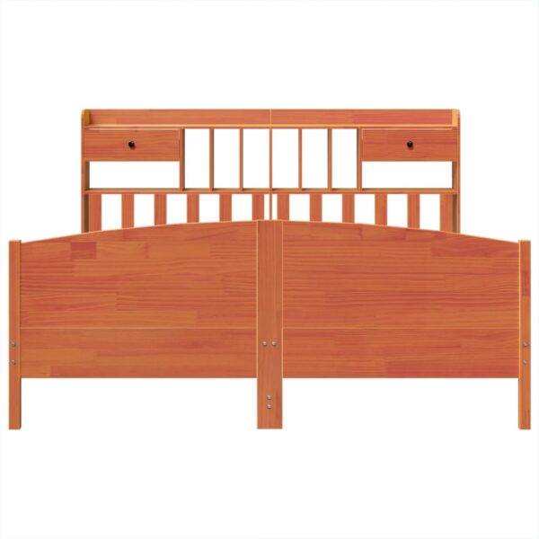 Cama com estante sem colchão 180x200 cm pinho maciço - Image 3