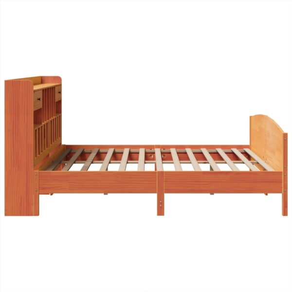 Cama com estante sem colchão 180x200 cm pinho maciço - Image 4