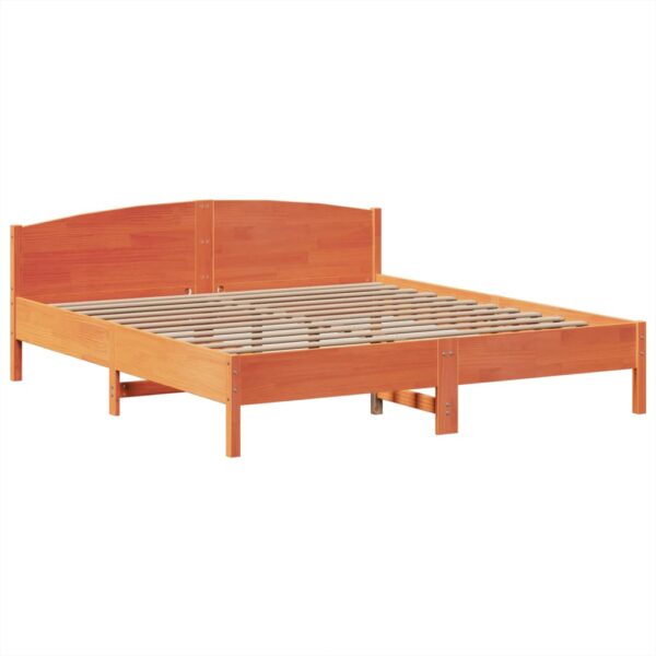 Cama com estante sem colchão 180x200 cm pinho maciço - Image 7
