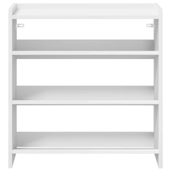 Sapateira 60x25x62 cm derivados de madeira branco - Image 3