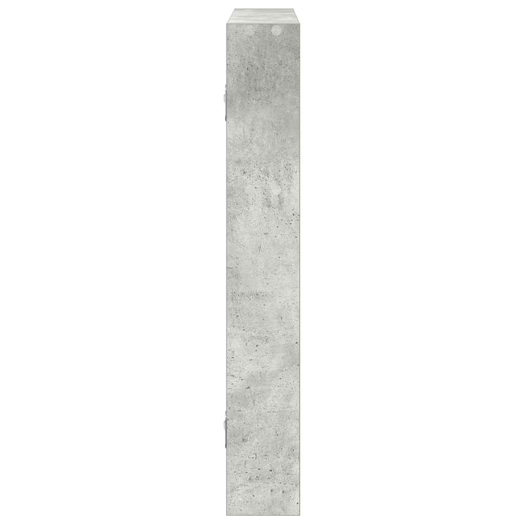 Prateleira de parede 43x9x60 cm deriv. madeira cinza cimento - Image 4