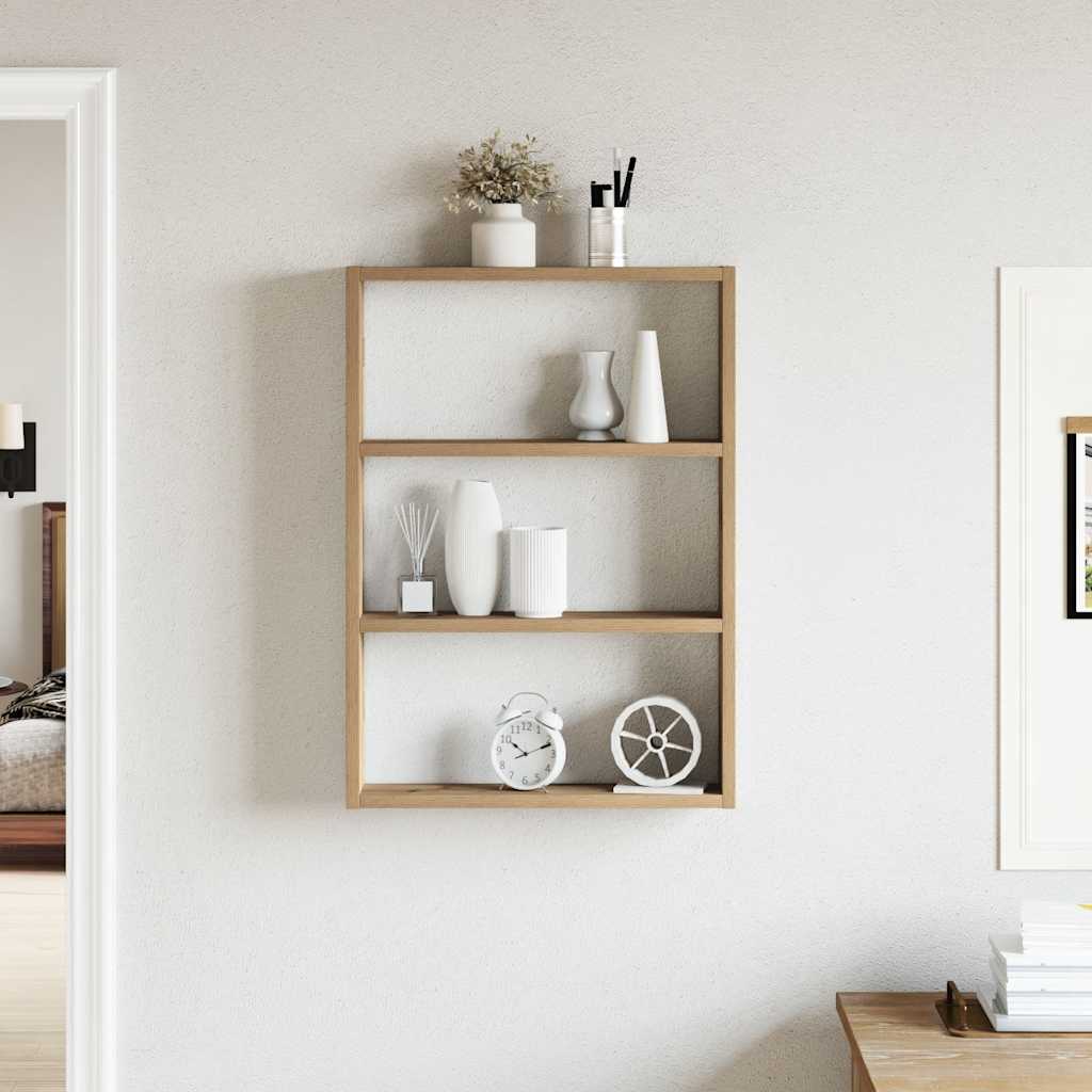 Estante de parede 43x9x60 cm deriv. madeira carvalho artisiano - Image 2