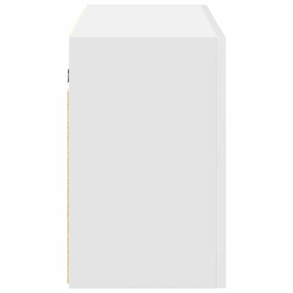 Armário parede p/ casa banho 100x25x40 cm deriv. madeira branco - Image 5