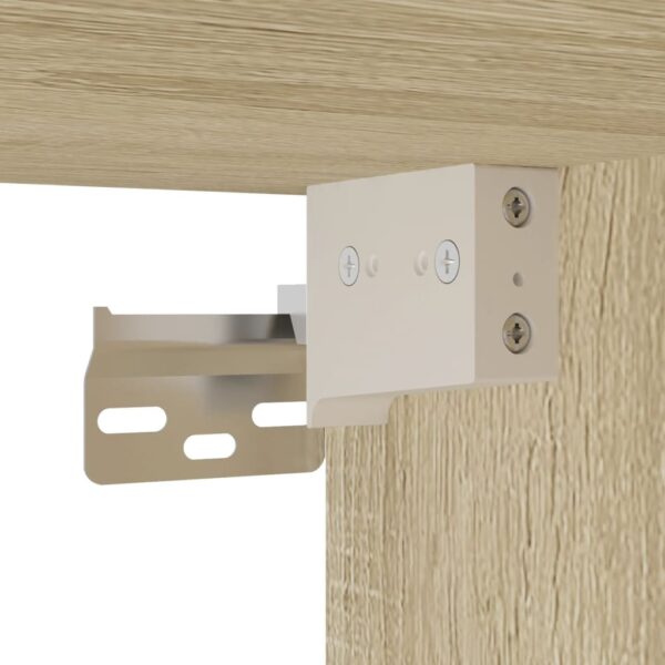 2 pcs conj. móveis casa banho derivados madeira carvalho sonoma - Image 8