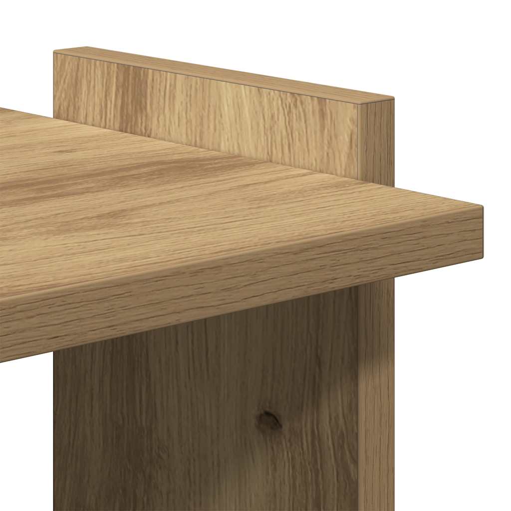 Estante c/3 prateleiras derivados de madeira carvalho artisiano - Image 6