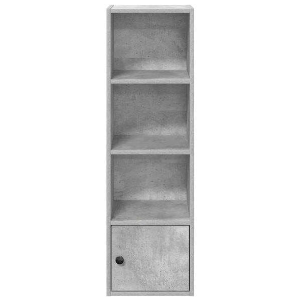 Estante 31x24x102 cm derivados de madeira cinzento cimento - Image 4