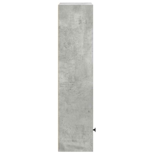 Estante 31x24x102 cm derivados de madeira cinzento cimento - Image 5