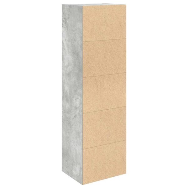 Estante 31x24x102 cm derivados de madeira cinzento cimento - Image 6