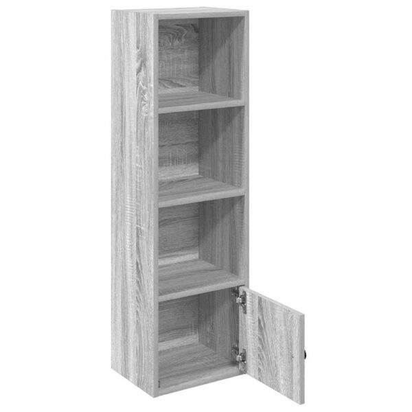 Estante 31x24x102 cm derivados de madeira cinzento sonoma - Image 3