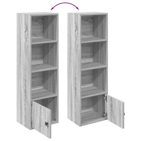 Estante 31x24x102 cm derivados de madeira cinzento sonoma - Image 7