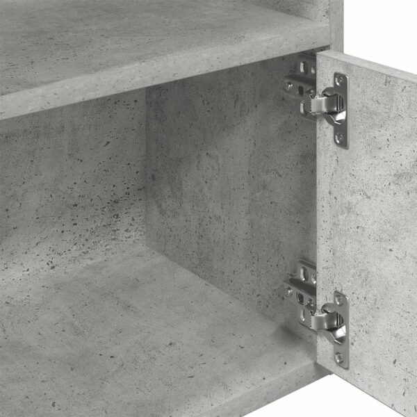 Estante 31x24x127 cm derivados de madeira cinzento cimento - Image 7
