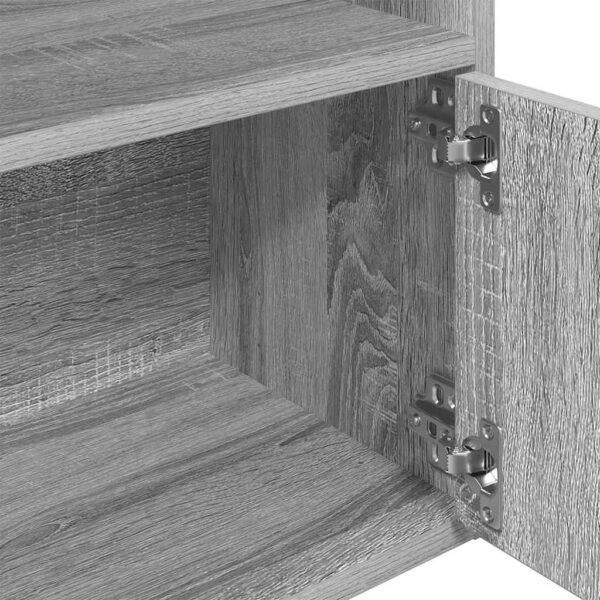 Estante 31x24x127 cm derivados de madeira cinzento sonoma - Image 7