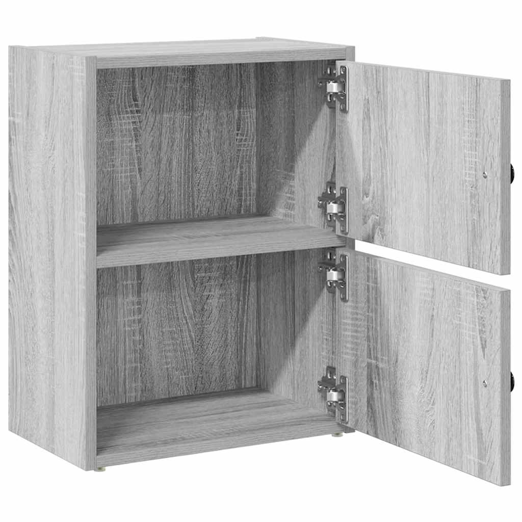 Estante 40x24x52 cm derivados de madeira cinzento sonoma - Image 4